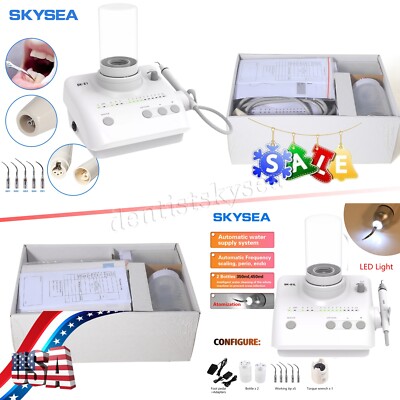 Dental Portable Ultrasonic Piezo Scaler for Cavitron 2*Bottles fit EMS Handpiece