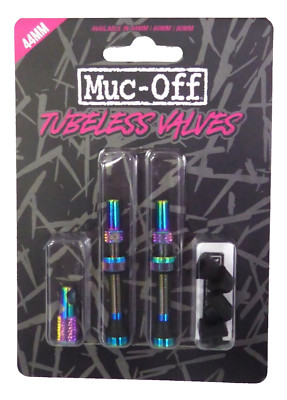 Muc Off Tubeless Valve Kit 44mm Iridescent