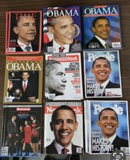 24-PIECE LOT OF BARACK OBAMA MAGAZINES;NEW!! Many Mags Have Multiples. 1/2 Price