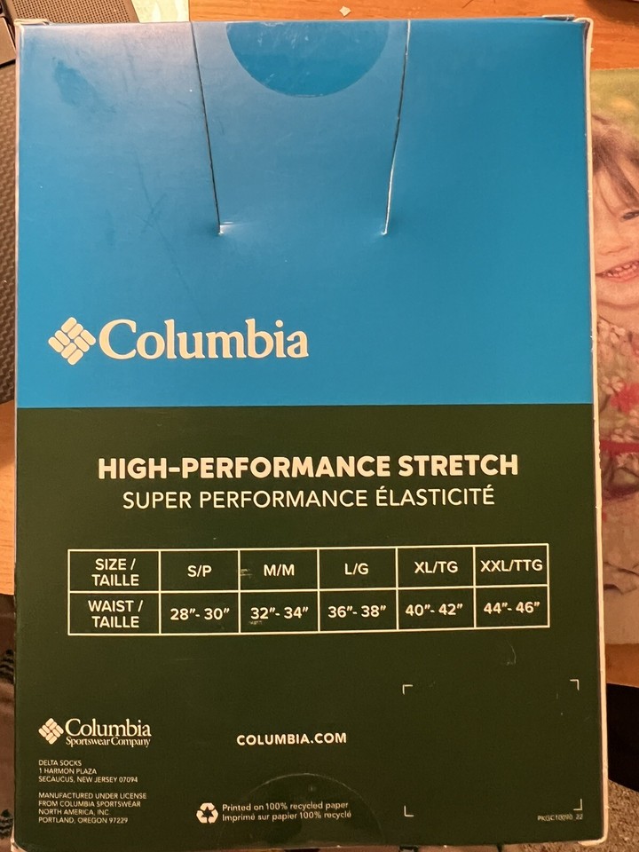 Columbia Men’s 3 Pack HighPerformance Stretch Boxer Briefs Size X