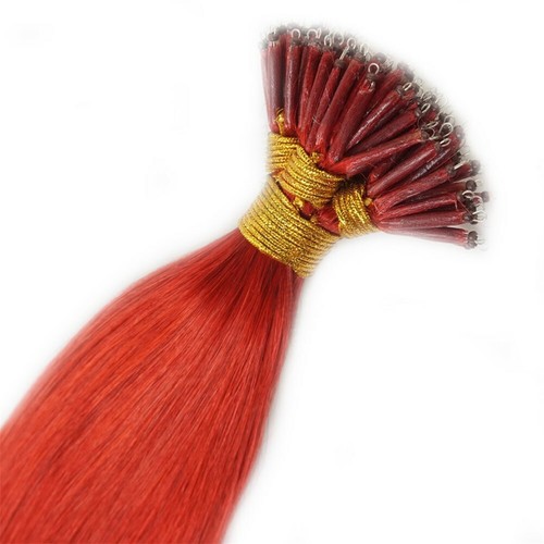 Nano Micro Beads Link Hair Extensions Nano Ring Tip Remy Human Hair Straight 1g - Picture 63 of 113