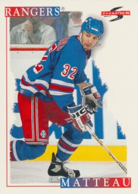 1995-96 Score #227 STEPHANE MATTEAU - New York Rangers