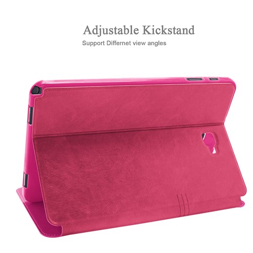 Folio Flip Leather Case for Samsung Galaxy Tab A 10.1 S pen P580 P585 with Slots - Picture 34 of 37