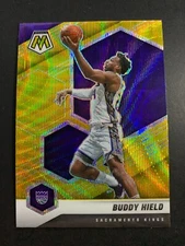 Buddy Hield 2020-21 Panini Mosaic Gold Wave Prizm #67