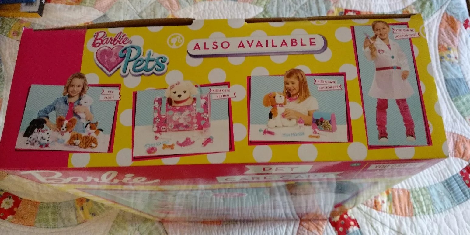 barbie pet care cart