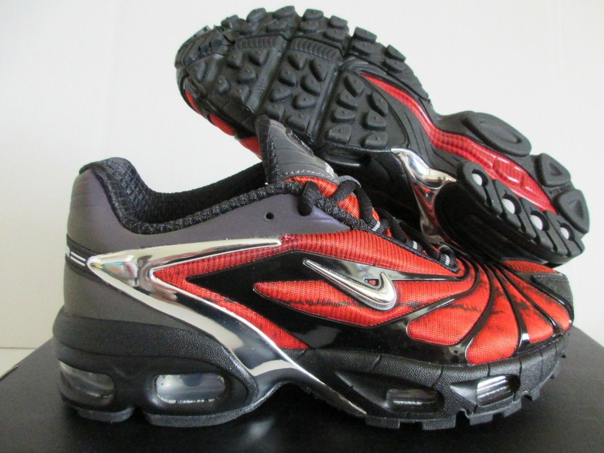 MENS NIKE AIR MAX TAILWIND V / SKEPTA BLACK-CHROME-RED SZ 4 MENS NIKE AIR MAX TAILWIND V / SKEPTA BLACK-CHROME-RED SZ 4