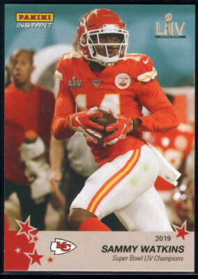Super Bowl Sammy Watkins Jersey Chiefs 2019 Panini Instant Super