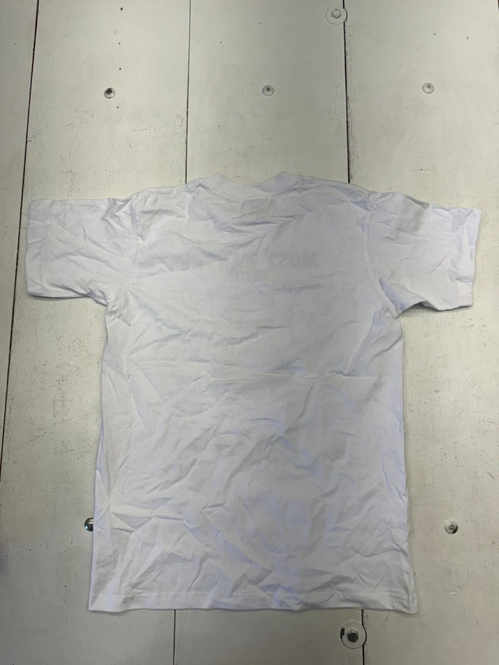 Nikita USA White Bad Bunny Most Wanted Tour Graphic Short Sleeve Adults Size S - Image 2 of 4