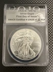 2019 Silver Eagle   FIRST STRIKE ANACS MS70