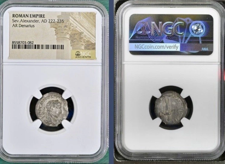 Denarius Severus Alexander Roman Imperial Coins (27 BC-476 AD) for