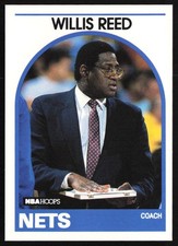 1989-90 Hoops Willis Reed New Jersey Nets #92