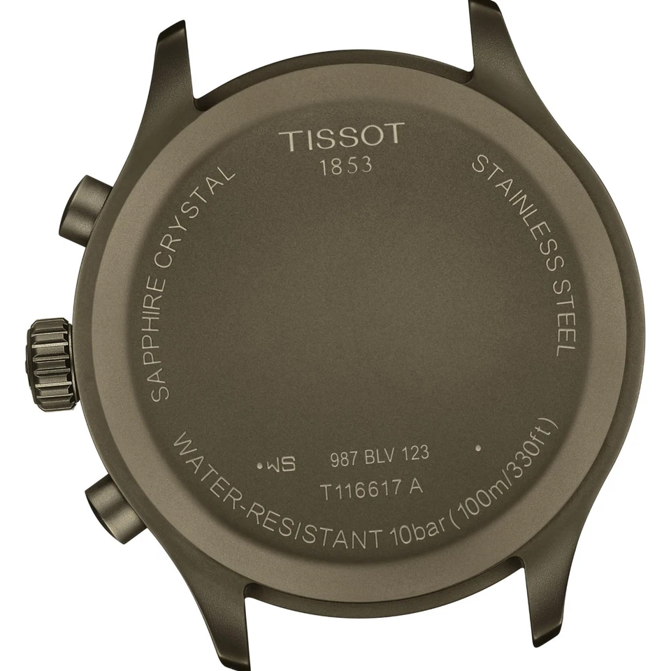 Tissot Chrono XL Vintage Herrenuhr T1166173609200 Quarz 45mm NEU OVP Lederband - Bild 4 von 4