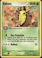 Kakuna Uncommon EX Delta Species 46/113 NM on eBay