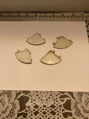 Marx Tin Litho Kitchen Pretty Maid Vintage Parts Lot 4 Round Corner Shelf Pieces