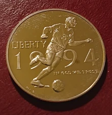 1994-P  World Cup Soccer Commemorative  Half Dollar, Clad, PRF.  **LOW MINTAGE**
