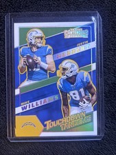 2022 Panini Contenders - Touchdown Tandems Justin Herbert, Mike Williams...
