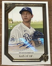 2021 Topps Gallery Kris Bubic Rookie Auto #RA-KB SSP RC Kansas City Royals