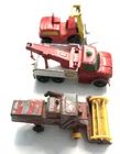 1970's Lesney Matchbox England Diecast Cars-lot of 3 Harvester, Fork Lift, truck