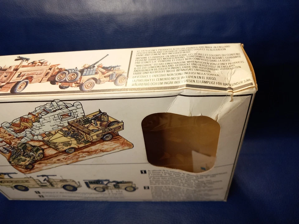 Matchbox PK-173 WWII 1/76 L.R.D.G. 30cwt Chevrolet & Willy's Jeep pezzi sfusi! - Immagine 4 di 4