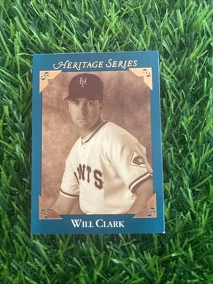 1992 Studio Heritage Series SP #BC-8 Will Clark San Francisco Giants C8