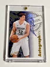 2011 Fleer Jimmer Fredette Rookie Autograph 1997-98 Autographics BYU SP Auto