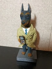 Detective Doberman Bobblehead Ultra Rare Swanson Collectibles 2011