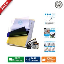 Professional Tattoo Transfer Paper - 50 A4 Sheets for Clear, Intricate Designs