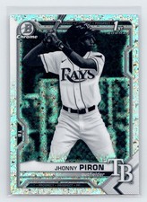 Jhonny Piron	2021 Bowman Chrome	BCP-239	Tampa Bay Rays Black White Mini Diamond