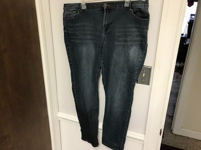 Time And Tru Size 20 Straight Fit Women's Jeans Stretch Denim Modern