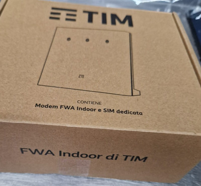 Modem FWA Indoor TIM ZTE - Router 4G/5G Autoinstallante - Come Nuovo | eBay