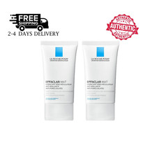 2 pack La Roche-Posay Effaclar Mat Daily Moisturizer For Oily Skin 40ml Face Cre