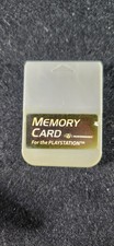 Sony PlayStation 1 Performance Memory CardWorking Condition Slightly Discolored
