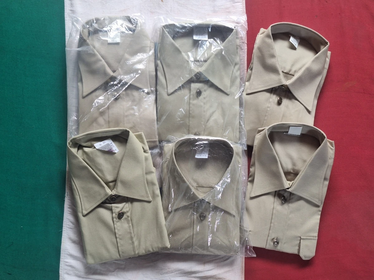Camicia Militare Khaki Esercito Italiano a Mezze Maniche