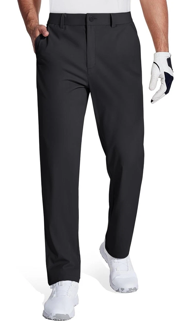 MAGCOMSEN Mens Golf Pants Stretch Dress Pants Quick Dry Water Resistant Lightwei
Opens in a new wind