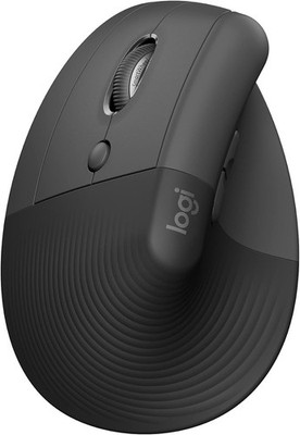 Logitech Lift Left  Vertical Ergonomic Mouse, Left-Handed Graphite
