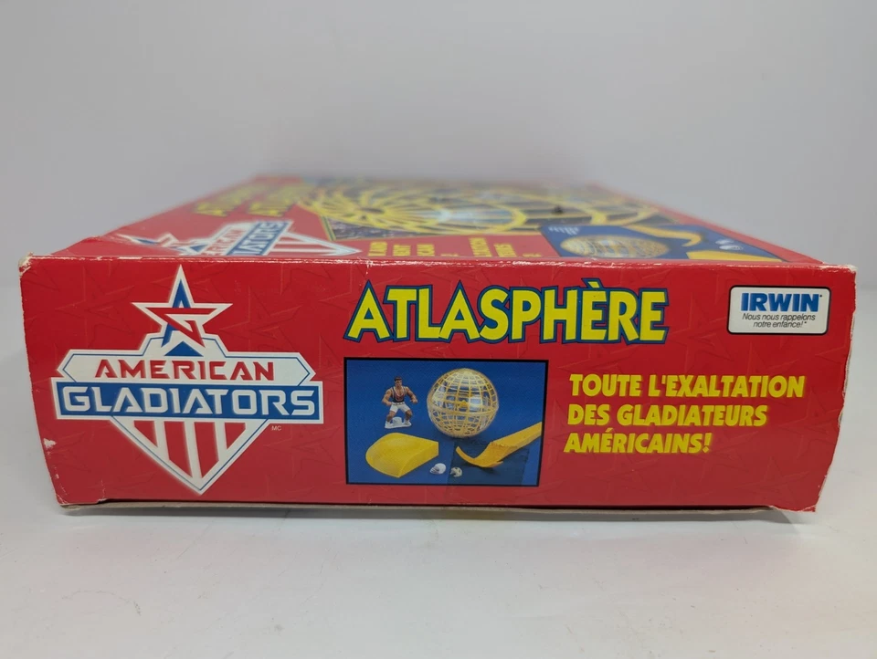 RARO Juego Vintage American Gladiators Atlasphere 1991 Irwin Nuevo En Caja Abierta Foto 4 de 4