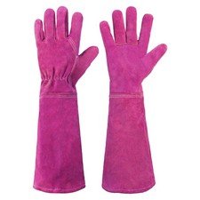 Heavy Duty Thorn Proof Gardening Gloves for Women, Elbow Length Rose Pruning
