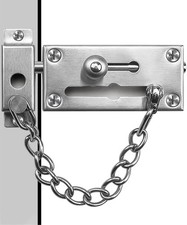 Door Chain Lock Locks Bolt Latch Guard Double Safety Security for Inside Front 