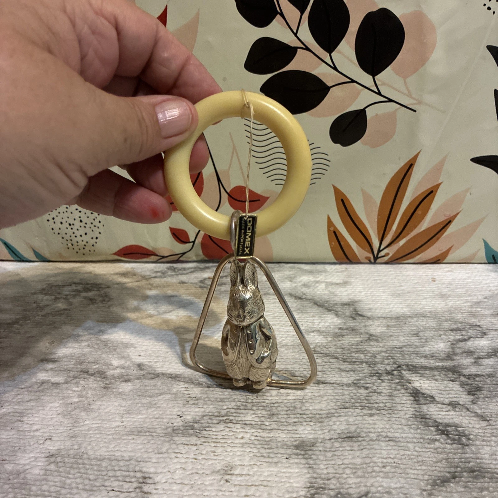 Peter Rabbit Baby Rattle & Teething Ring Made in Portugal by Domex Silver Plated
Opens in a new wind
