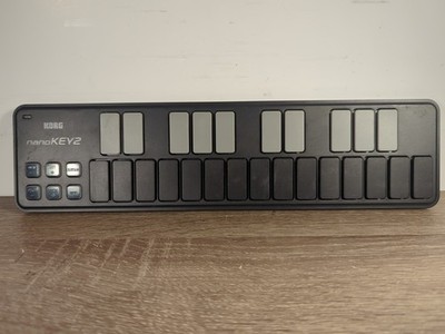Korg NanoKey2 Slim-Line USB 25-Key Keyboard MIDI Controller Black Nano Key