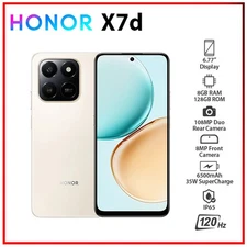(New) HONOR X7d 8GB+128GB GOLD Dual SIM Octa Core Unlocked Android Cell Phone