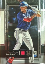 Topps 2024 Museum Collection Evan Carter #36 Texas Rangers Rookie Base Card. rookie card picture