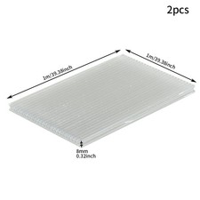 High Impact Clear Corrugated Roofing Sheets Plastic Sheet UV Protected UK STOCK