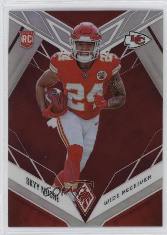 2022 Panini Phoenix Rookies Red 106/250 Skyy Moore #124 Rookie RC uk2