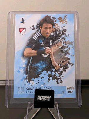 Sang-Bin Jeong 2024 Topps Total Football MLS /99 Minnesota United / St Louis