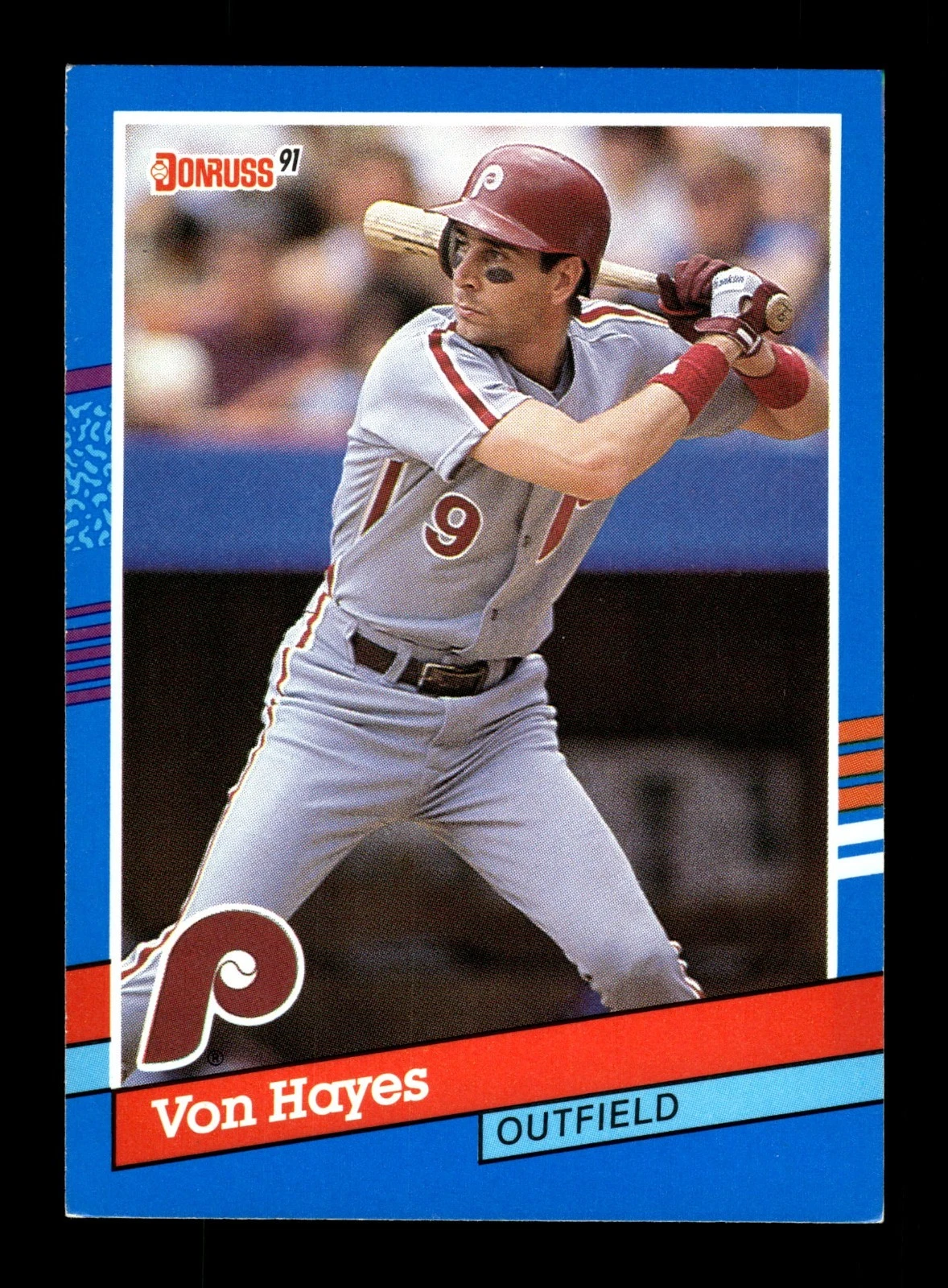 VON HAYES ⚾ 1991 Donruss Baseball #222 Philadelphia Phillies