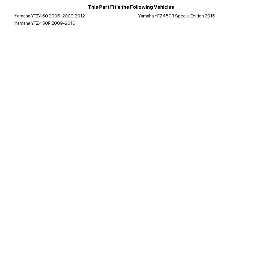 Shindy Products 08-859 Yamaha Brake Caliper Rebuild Kit (Rear) Foto 3 de 3