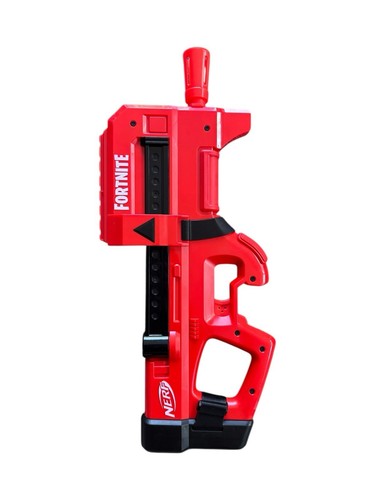 Nerf Fortnite Compact SMG – Blaster Motorisé Ultra Red, Tire 8 Fléchettes D’Affilée, Chargeur Intégré
