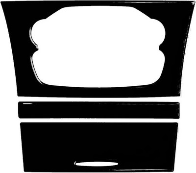 Gloss Black Console A/C Climate Control Panel Cover Trim Fits 15-23 Chrysler 300