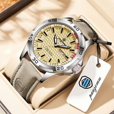 Herrenuhr Armbanduhr mit Lederarmband &ndash; Elegant & Klassisch